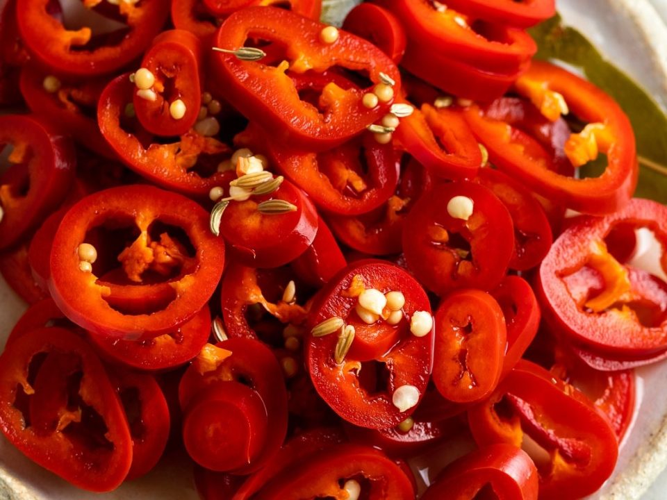 خرید عمده ترشی فلفل هالوپینو چی چی لاس با کیفیت بالا، طعم تند و بسته‌بندی استاندارد، مناسب برای فروشگاه‌ها و رستوران‌ها با قیمت مناسب.