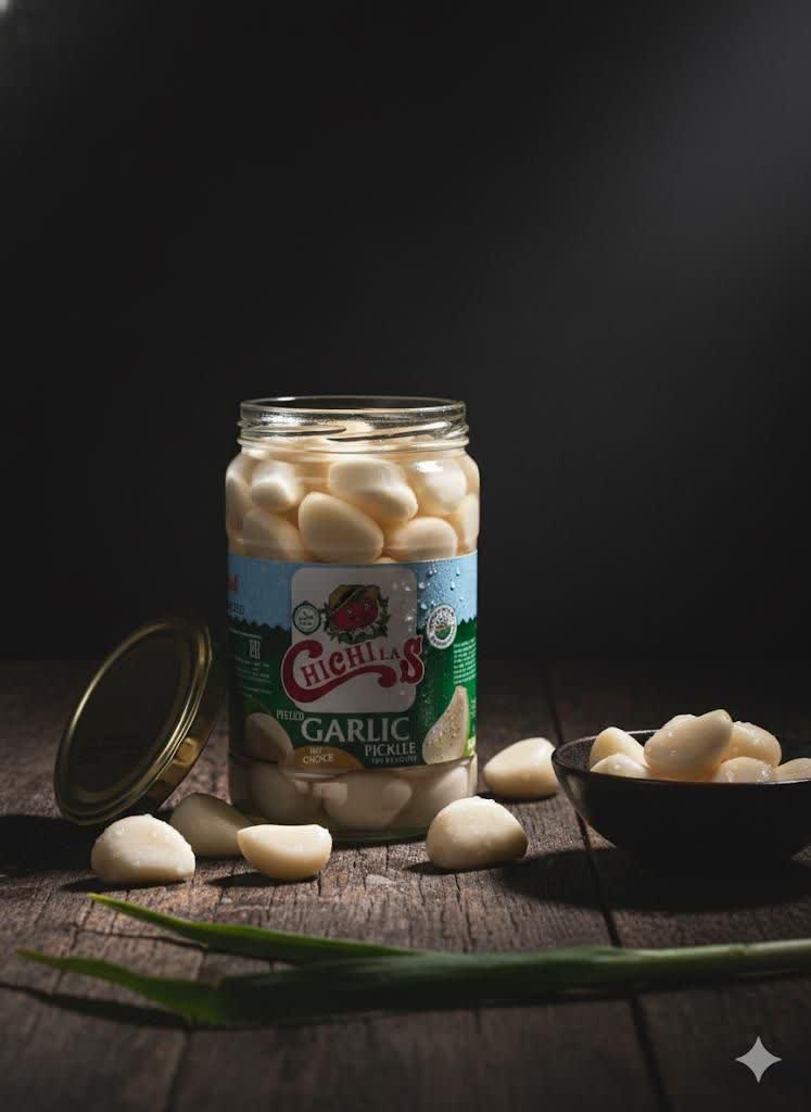 ترشی سیر سفید اصل با طعم ملایم و کیفیت ممتاز؛ مناسب برای علاقه‌مندان ترشی‌های سالم و خانگی. خرید آسان و ارسال سریع.