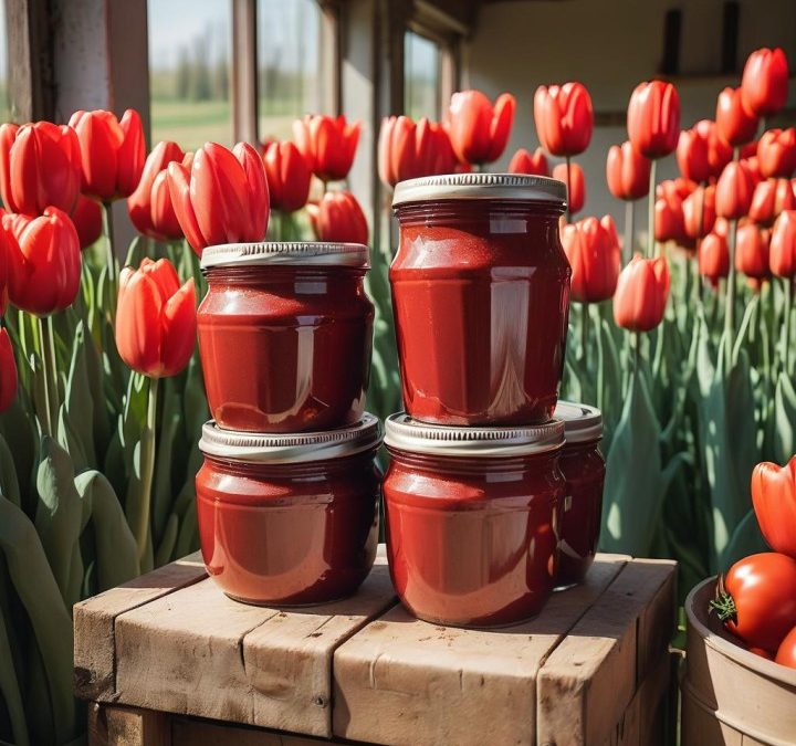 فروش عمده رب گوجه فرنگی ۸۰۰ گرمی با کیفیت عالی، رنگ طبیعی و غلظت مناسب؛ خرید مستقیم با قیمت رقابتی و ارسال سریع برای عمده‌فروشان.